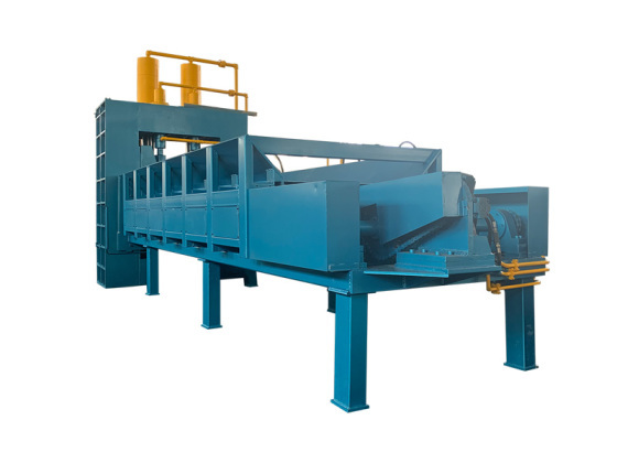 Metalliromun hydraulinen leikkauskone